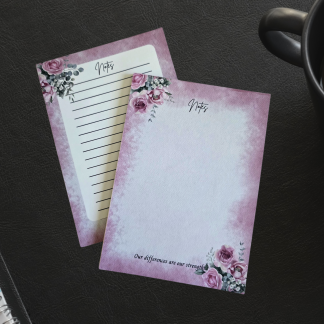 Notepads - Soft Pink Florals (set of 2)