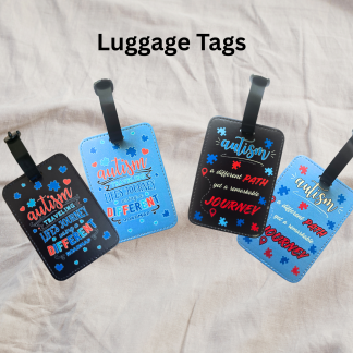Luggage Tag-Autism Awareness